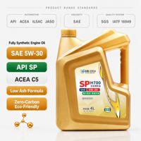 Aceite Sintético SQ 5W-30 C3 de Marca Privada OEM con Estabilidad a Altas Temperaturas para Vehículos Euro VI, Compatible con DPF GPF, 4L