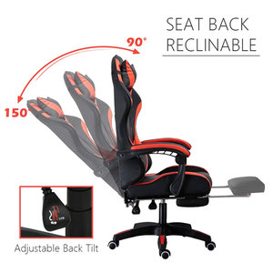 <span class=keywords><strong>Silla</strong></span> para videojuegos con reposapiés, respaldo alto, <span class=keywords><strong>silla</strong></span> para videojuegos con reposacabezas, soporte Lumbar, altura ajustable, giratoria, <span class=keywords><strong>silla</strong></span> para ordenador - Product Image 4