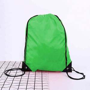 Unisex 210D Polyester Drawstring <b>Backpack</b> Custom Wholesale Sport Gym Yoga Bags with Pull String <b>Wheel</b> Caster Lock Hiking Sports - Product Image 4