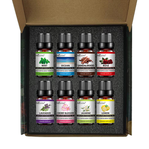 Juego de 8 Aceites Esenciales Naturales ODM OEM, Humidificador, Difusor de Aire, Menta, Sándalo, Jazmín, Lavanda, Limón, Rosa, 100% Puro - Product Image 4