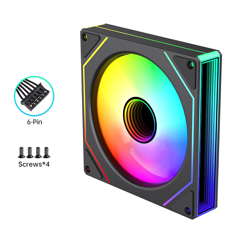 Black 6pin RGB