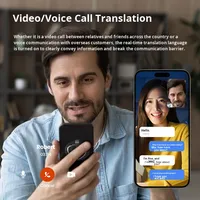 Traduction IA avec traduction simultanée hors ligne, traduction photo et vocale, 146 langues, magnétique pour téléphone