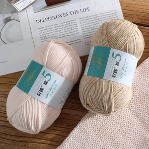 100g 5 Plys Soft Combed Cotton <strong>Wool</strong> Yarn 240m Blended DIY <strong>Craft</strong> Knitting <strong>Wool</strong> for Hand Crochet and Knitting for Handmade Items - Product Image 3