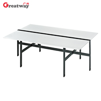 Table de salle de réunion de bureau pliable pliable Bureaux de formation de conférence d'étudiant d'école