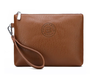 Nouvelle Pochette Homme Décontractée en Cuir PU, Grande Capacité, Sac à Téléphone, Portefeuille et <span class=keywords><strong>Porte</strong></span>-<span class=keywords><strong>Monnaie</strong></span> Doublé Polyester avec Fermeture Éclair - Product Image 5