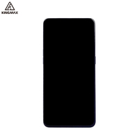 Pantalla AMOLED de Repuesto de 6.65 Pulgadas para Oppo Reno 10x Zoom, Pantalla LCD CPH1919 PCCM00, Panel Táctil OPPO con Marco y Sensor de Huella Dactilar