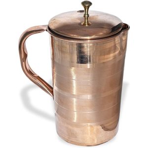 Luxury Copper Finished <b>Water</b> Jug Pitcher 1500 ml Capacity for <b>Kettles</b> - Product Image 3
