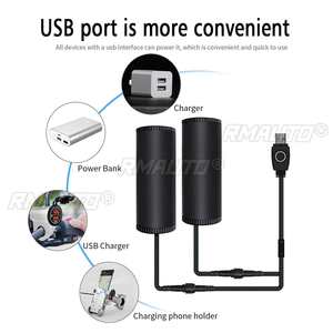 Poignées chauffantes USB pour moto 3/5 vitesses, 22-30MM, couvre-poignées chauffants, poignées chauffantes électriques pour voiture, chauffe-mains d'hiver pour guidon - Product Image 2