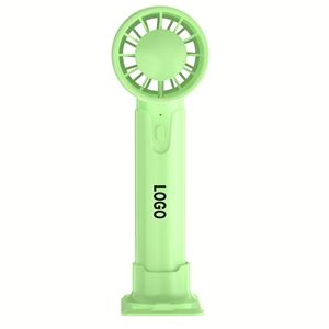 Ventilateur portable à main haute vitesse avec logo personnalisé, mini ventilateur de poche à piles, rechargeable par USB, pour l'extérieur - Product Image 1