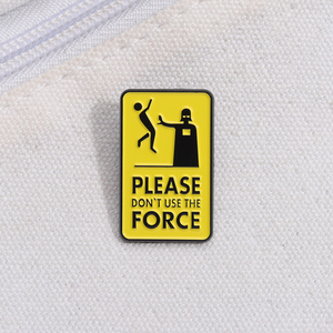 Phim Hoạt Hình Văn Bản Xin Vui Lòng Không Sử Dụng Các Lực Lượng Men Trâm Người Ngoài Hành Tinh Loạt Ba Lô Huy Hiệu Quần Áo Phụ Kiện Quà Tặng Đồ Trang Sức Cho Bạn Bè - Product Image 4