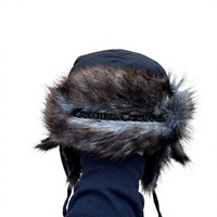 Gorro de Aviador de Piel Sintética, Cálido para Invierno, con Orejeras, para Hombre y Mujer