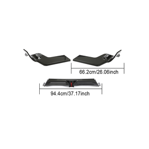 Difusor de parachoques trasero de fibra de carbono <span class=keywords><strong>2022</strong></span>, para <span class=keywords><strong>Porsche</strong></span> <span class=keywords><strong>Macan</strong></span> - Product Image 2