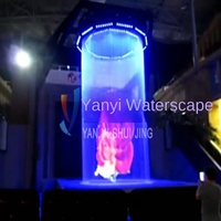 Rideau d'eau numérique CNC en acier inoxydable pour intérieur et extérieur, décoration paysagère, écologique, cascade murale colorée, motif DIY