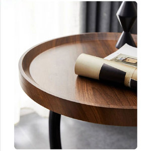 Bàn Cà Phê Sofa Hình Tròn Và Hình Vuông Kéo Ra Bán Trực Tiếp Mới 2022 Bàn Cạnh Gia Đình Hình Chữ C Đơn Giản - Product Image 6