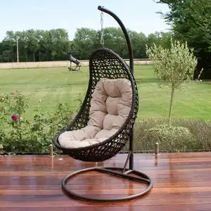 Most Popular Outdoor Furniture Egg Rattan Indoor Hanging Chair Swing Chair