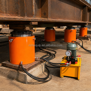 Vérin hydraulique à simple effet série RC 5-100 tonnes avec retour par ressort et protection contre les surcharges pour la construction, l'exploitation minière et les ponts - Product Image 1