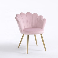 Fauteuil rose design fleuri chaise d'appoint de luxe chaises modernes de haute qualité salon chaise de loisirs pour salle de maquillage fille
