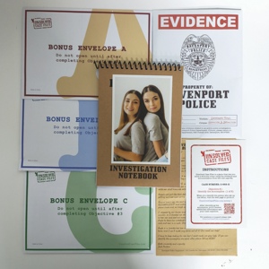 <span class=keywords><strong>Gioco</strong></span> <span class=keywords><strong>da</strong></span> Tavolo Detective YSJ Factory per Feste in Costume - <span class=keywords><strong>Gioco</strong></span> di Mistero Non Risolto - Bestseller File di Caso Chiuso - Product Image 2