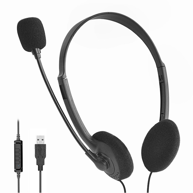 High Quality Wired Gaming Headphones with  USB Microphone Headset-3.5mm Interface Factory Price