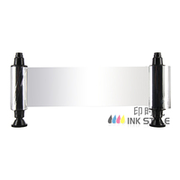 Ruban compatible pour imprimante de cartes Evolis, ruban métallique ARGENT R2017 - 1000 impressions