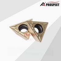 PROSPECT TFDD TFDD16T304 P9050 Pièces de tournage CNC Machines pour insert en carbure Lame en alliage de titane en acier trempé pour outils de tour