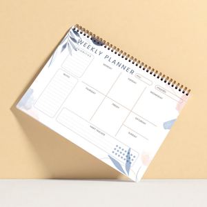 Ready Ship A4 PP Daily Planner Tear Calendar Spiral Notepad Saddle <b>Stitching</b> Option for Daily Organization Note Taking <b>Gift</b> - Product Image 5