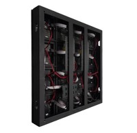 Panneau d'écran led d'intérieur, module magnétique de maintenance avant, installation fixe P3 P4 P5