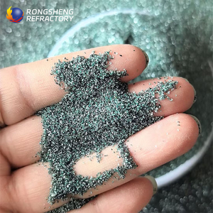 Micropoudre de carbure de silicium vert de haute pureté à 99 %, carbure de silicium vert ultrafin SiC pour l'électronique semi-conductrice - Product Image 1