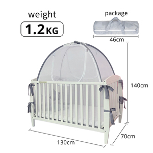 New Product Fiber Pole Baby <strong>Crib</strong> Portable <strong>Tents</strong> Mosquito Nets - Product Image 2