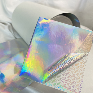 Bạc Cầu Vồng Tùy Chỉnh Ba Chiều Sticker 3D Holographic Dán Tờ Giấy Với Mã QR - Product Image 6