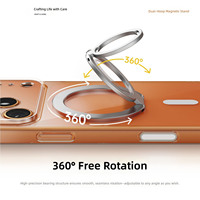 Support de téléphone magnétique pliable universel ultra fin et robuste N52 4 mm 360° °   Support rotatif pour iPhone et Android – Vente en gros