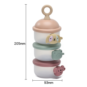 Contenitore Portatile in PP a 3 Strati per Latte in Polvere per Neonati, Dispenser da Viaggio - Product Image 2