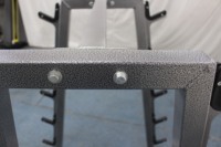 Support vertical commercial pour haltères – Construction métallique stable et durable pour équipement de fitness en salle de sport