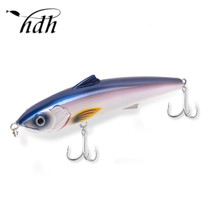 Vente en gros de leurres à crayon de 160 mm 58 g en plastique ABS, leurres durs flottants pour la pêche en eau salée, leurres pour la pêche à la basse en mer - Product Image 1