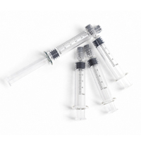 Flacon de stockage de concentré premium en plastique de 3 ml avec logo personnalisé, conception anti-fuite Luer Lock et piston, pour emballage sur mesure