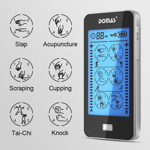 Hochwertige 24 Modi 20 Stärke Zweikanal-Körper massage gerät mit Tens-Maschine zur Schmerz linderung bei <span class=keywords><strong>Arthritis</strong></span> aus strap azier fähigem Metall - Product Image 4