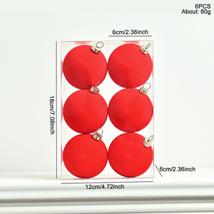 2025 alta calidad al por mayor portátil árbol de Navidad decoración Durable impermeable bolas de Navidad ornamento - Product Image 6