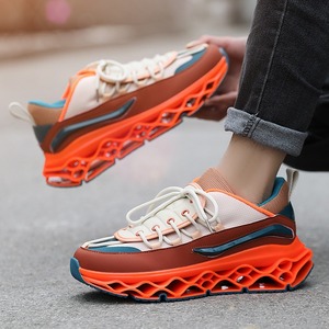 Zapatillas Deportivas de Moda para Hombre con Logotipo Personalizado, Suela de Cuchilla, Cuero y Malla, Casuales, para Aumentar la Estatura - Product Image 3