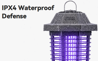 Anti-moustiques solaire intelligent à forte puissance électrique pour une protection stable contre les insectes, à installer dans la cour.