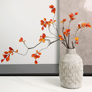 Fleurs artificielles en feuilles d'érable rouges Yihua Floral Art, 90 cm, fleurs en soie, décoration d'automne pour chambre à coucher, salon, style nordique - Product Image 2