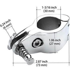 Accessoires marins robustes pour bateaux : Fixation de capote Bimini en acier inoxydable 316, glissière de fixation pour bateaux et yachts - Product Image 2