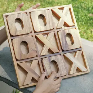 ألعاب لوحية خشبية XOXO tic tac, ألعاب لوحية خشبية XOXO tic tac ، أصبع أصبع ، ديكور ، ألعاب خارجية