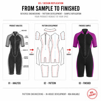 Traje de Neopreno Corto Personalizado para Mujer, 2mm, con Cierre Frontal, Manga Corta, para Natación en Aguas Cálidas, Snorkel, OEM