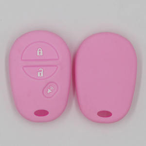 シリコンキーフォブカバーケースは、トヨタミライランドクルーザーフォーチュナー20192020リモートキーレスキーリングホルダーの肌を保護します - Product Image 2