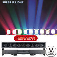 Barra de Luz LED RGBW Pixel IP65 a Prueba de Agua, con Efectos de Haz, Wash y Strobe, para Iluminación de Escenarios, DJ, Clubes, Bodas y Conciertos