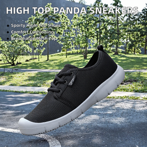 Baskets montantes sportives et tendance en maille Panda pour hommes et femmes, respirantes, anti-odeur, pour toutes les saisons, fabriquées en Chine - Product Image 2