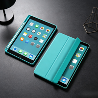 Étui de protection en cuir magnétique détachable pour iPad 10,9 pouces 2022 A16 & 2025 avec support pour stylet 28,7x26,5