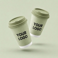 Gobelet en papier kraft à double paroi sans BPA, résistant à la chaleur, 8oz 10oz 12oz 16oz 20oz avec logo personnalisé