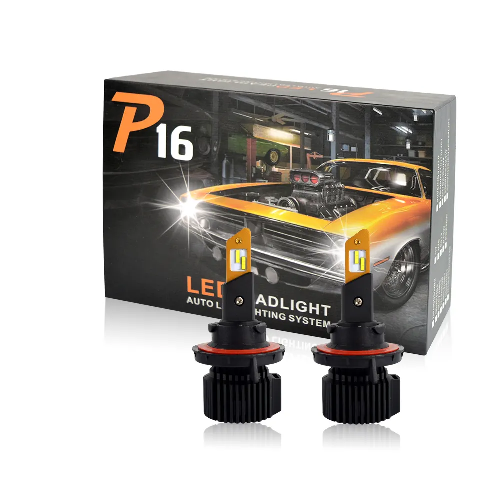 2023 LUXFIGHTER P16 H7 30000LM 100W CANBUS CSP7035 COB 6500K LED Car Headlight HALOGEN HID XENON KIT PROJECTOR