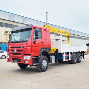 <span class=keywords><strong>Camion</strong></span>-<span class=keywords><strong>grue</strong></span> d'<span class=keywords><strong>occasion</strong></span> Sinotruk Howo 6x4 avec flèche pliante, capacité 10t (8 à 12 tonnes) - Product Image 1